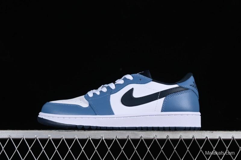 Nike Air Jordan 1 Low Golf Shoes Navy Blue - DD9315-115
