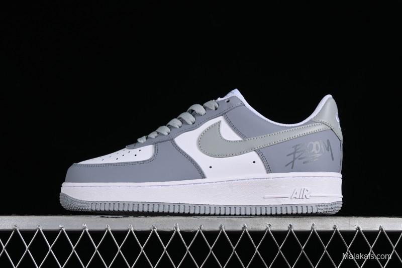 Nike Air Force 1 '07 Low Casual Sneakers with Full-Length Air Cushion - FJ4146-111