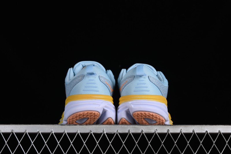 HOKA ONE ONE Bondi 8 Functional Cushioned Running Shoes with Engineered Mesh Upper - 1127954 SSCA