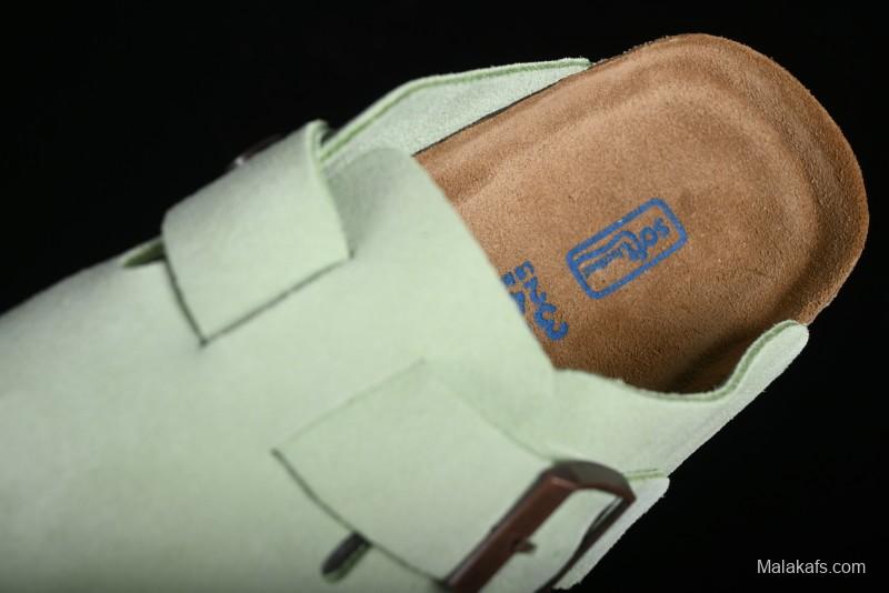 Birkenstock Arizona Soft Footbed Sandals with Suede Leather and Lambswool Lining - G.D4