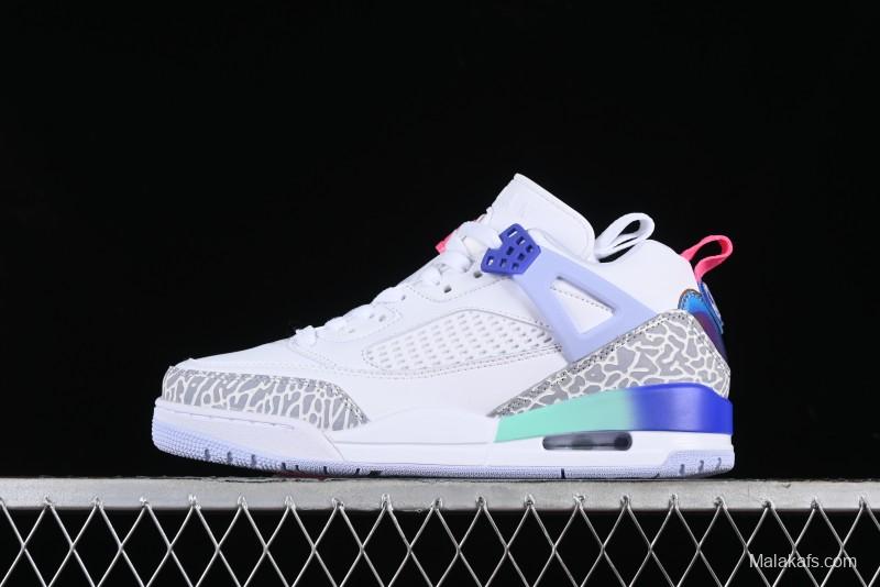 Nike Jordan Spizike Low AJ Hybrid Sneakers with Rainbow Colorway - HF5758-151
