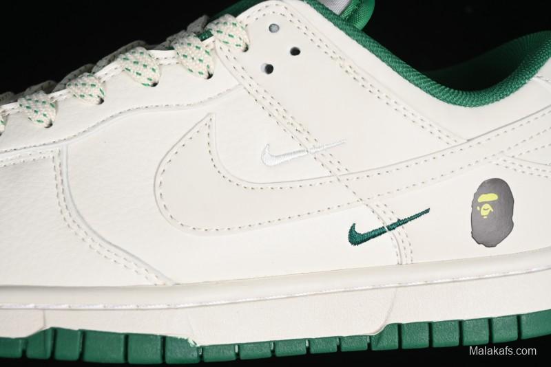 Nike SB Dunk Low BAPE Collaboration Anniversary Edition Customized Sneakers - XD6188-026