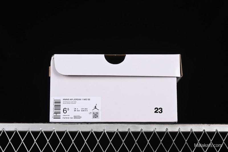 Nike Air Jordan 1 Mid AJ1 Snake Black Green Toe Mid-Top Basketball Shoes - FQ7818-100