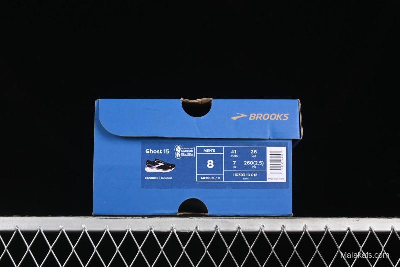 Brooks Ghost 15 Running Shoes with DNA LOFT V2 Cushioning and Breathable Air Mesh - 1103931D012