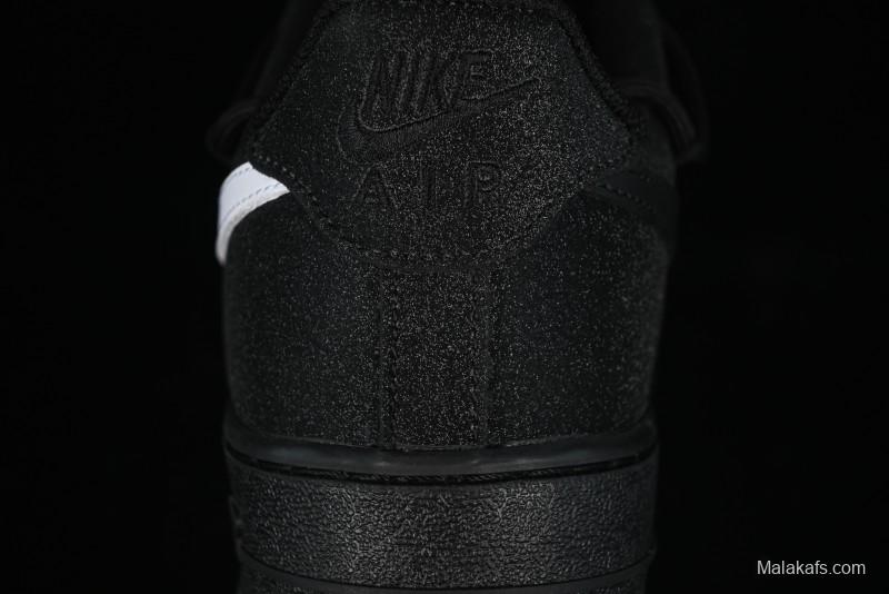 Nike Air Force 1 '07 Low White Black Starry Full Diamond Lace-Up Low-Top Casual Sneakers - ZH0316-032