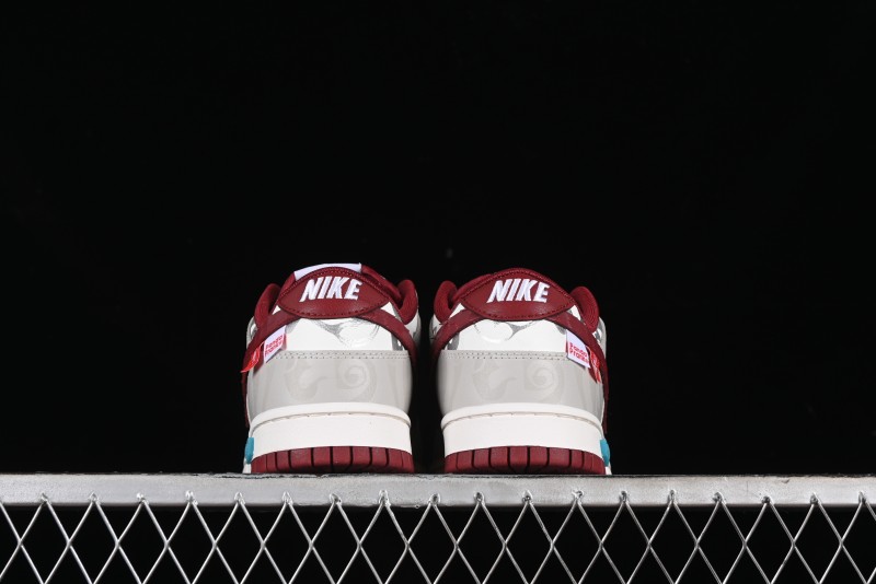 Nike Dunk Low Panda Prank CNY Year of the Dragon Limited Edition Team Red SB Low Top Casual Skate Shoes - DD1391-601