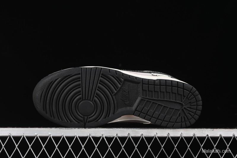 Nike SB Dunk Low Stussy Anniversary Edition Customized Low-Top Casual Skate Shoes - SJ1089-001