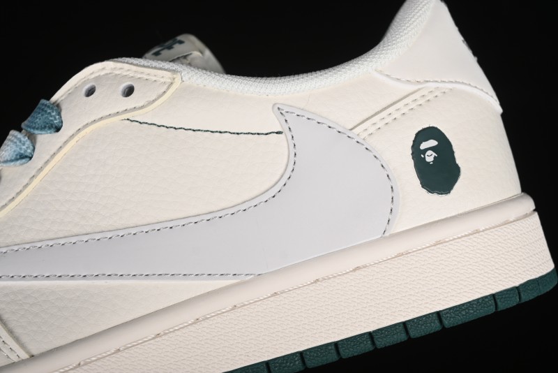 Nike Travis Scott x Fragment Design x Air Jordan 1 Low AJ1 Bape Collaboration - XY2688-100