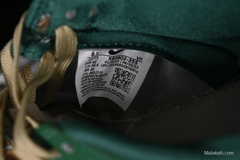 Nike SB Dunk Low Edison Chen Collaboration - Beige Brown Green Knit Anniversary High-End Custom Low-Top Casual Skate Shoes - XB3802-355