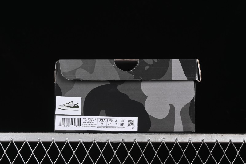 Nike Travis Scott x Fragment Design x Air Jordan 1 Low OG SP AJ1 Bape Collaboration - BB6511-621