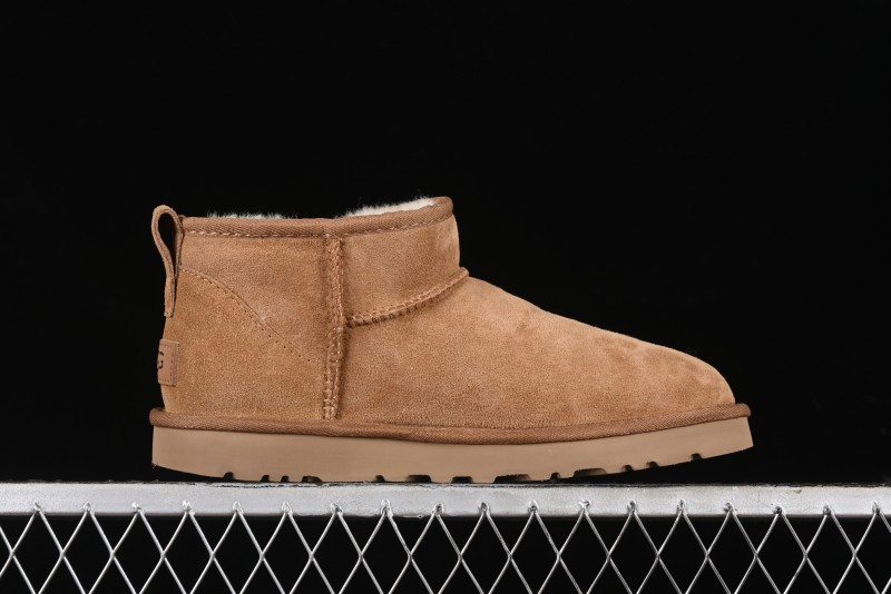 UGG Classic Ultra Mini Short Boots with Genuine Australian Shearling and TREADLITE Outsole - 1116109