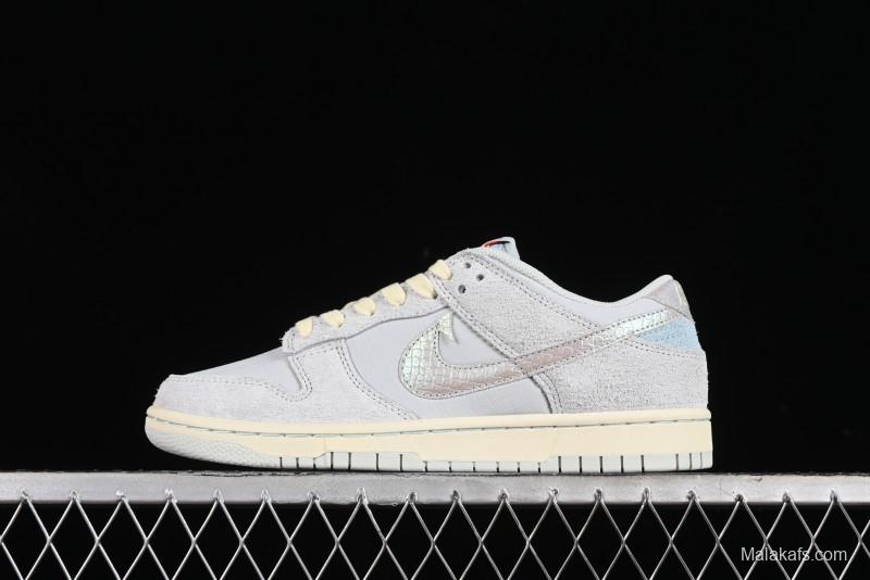 Nike Dunk Low SB "Fishing" Trout Pattern Casual Skate Shoes - DV7210-001