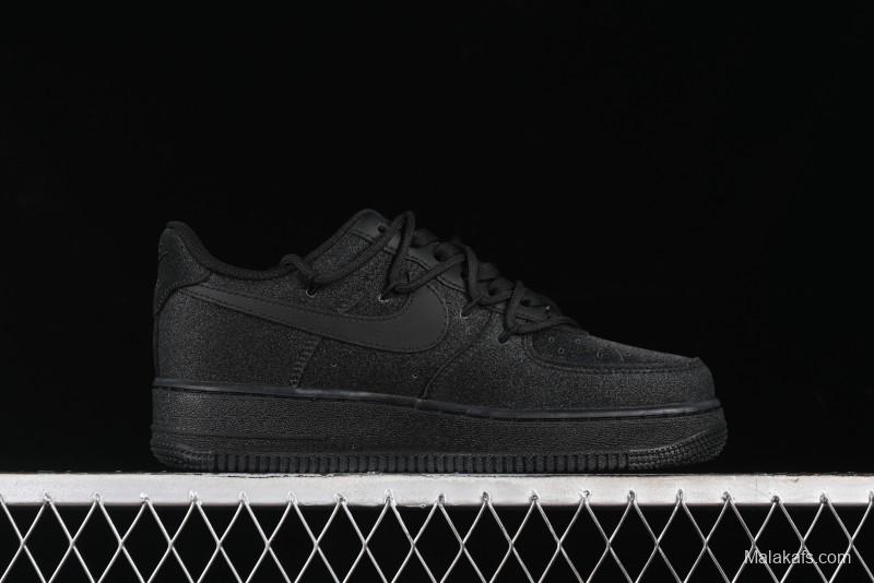 Nike Air Force 1 '07 Low White Black Starry Full Diamond Lace-Up Low-Top Casual Sneakers - ZH0316-032