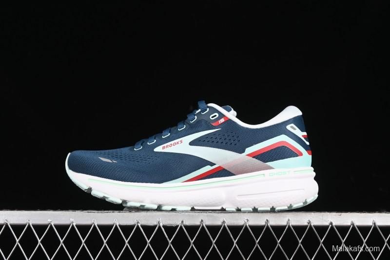 Brooks Ghost 15 Running Shoes with DNA LOFT V2 Cushioning and Breathable Air Mesh - 1203801B497