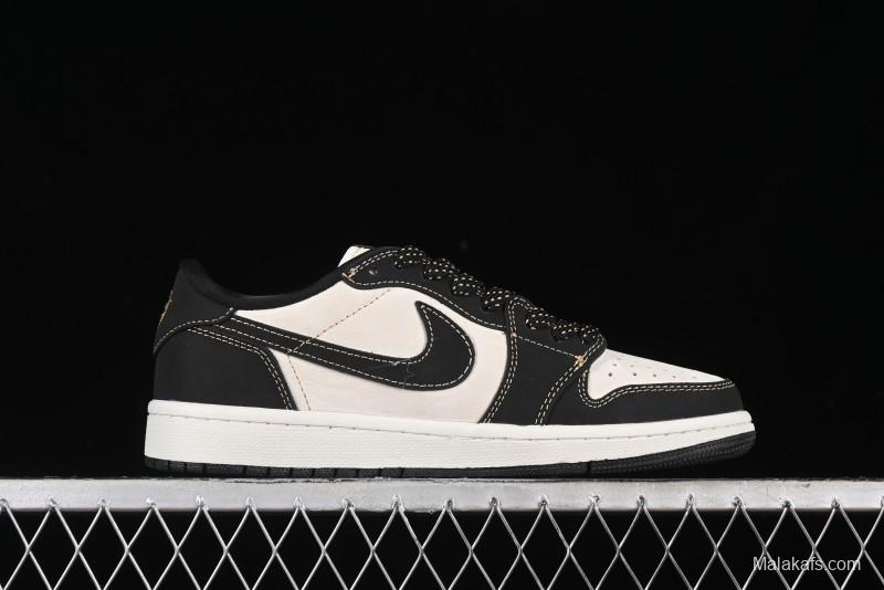 Nike Travis Scott x Fragment Design x Air Jordan 1 Low OG SP AJ1 Black Wukong Collaboration - CH6336-012