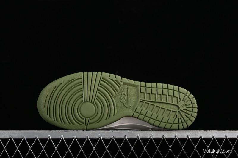 Nike SB Dunk Low x Supreme Stone Island Collaboration Beige Green Starry Sky Anniversary High-End Custom Low-Top Casual Skate Shoes - BB9866-004