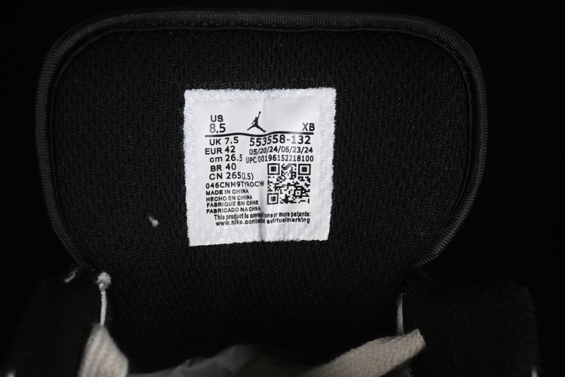 Nike Air Jordan 1 Low AJ1 Panda Prank Universe Exploration Custom Casual Sneakers - 553558-132