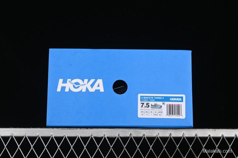Hoka Mafate Three 2 Ultra-Lightweight Cushioned Trail Running Shoes - 1153931 WNN