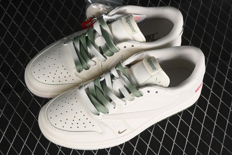 Nike Travis Scott x Fragment Design x Air Jordan 1 Low OG SP AJ1 Supreme Collaboration - BB2299-810