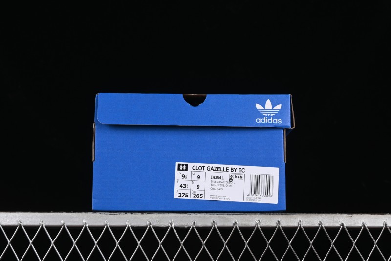 Adidas CLOT x Adidas Originals Gazelle IH3641 Retro Casual Anti-Slip Wear-Resistant Low-Top Sneakers - IH3641