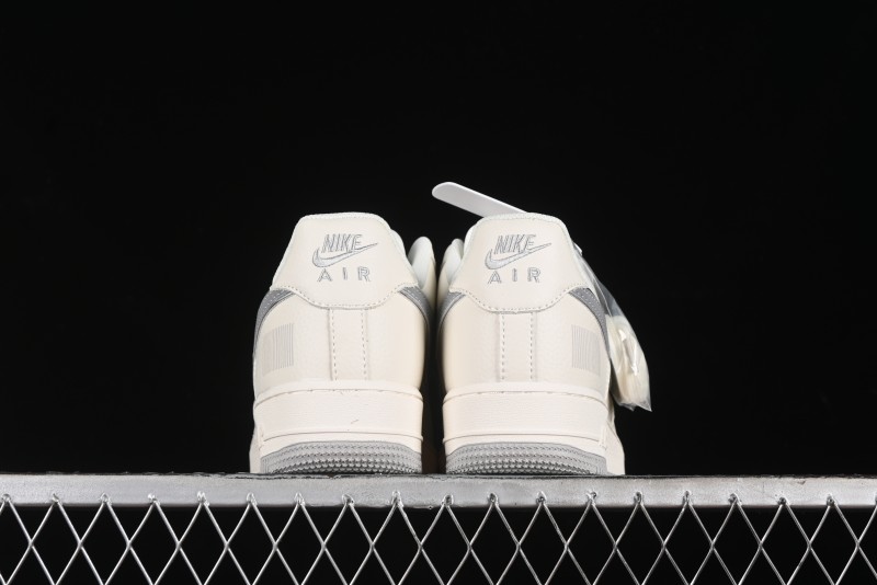 Nike Air Force 1 '07 Low QR Code Light Grey Starry Casual Sneakers - CU1836-963