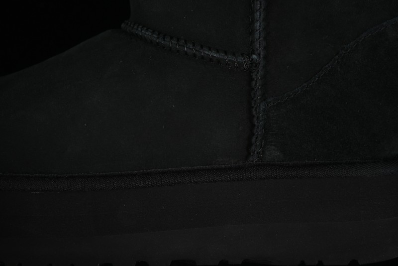 UGG Classic Ultra Mini Platform 3CM Wool Blend Mini Short Boots - 1135092