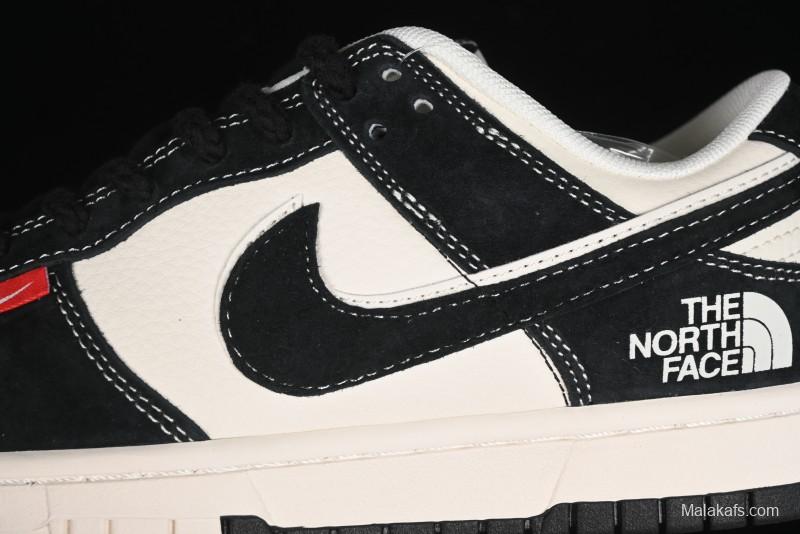 Nike SB Dunk Low The North Face Collaboration - Black Pig Eight Black Hook Anniversary High-End Custom Low-Top Casual Sneakers - SJ1089-011