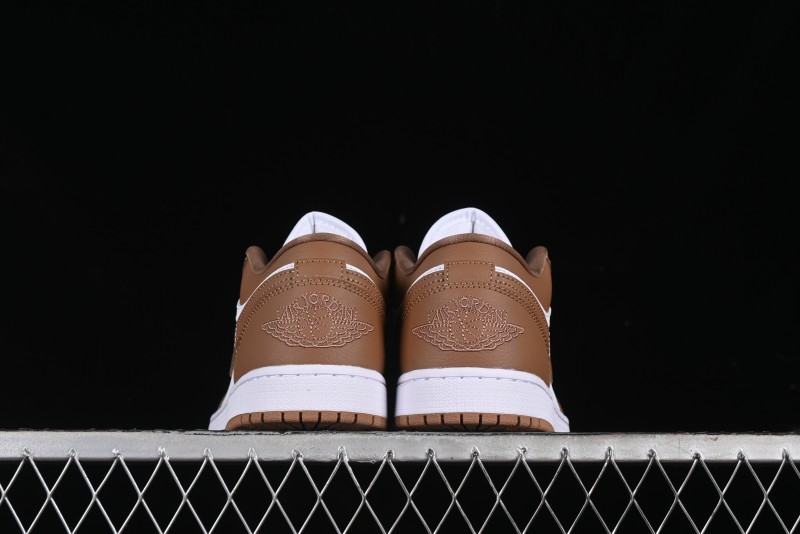 Nike Air Jordan 1 Low AJ1 White Tan Low Top Casual Sneakers - DC0774-202