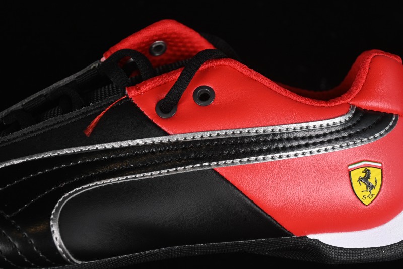 Puma Sparco Future Round Toe Lace-Up Low-Top Lifestyle Casual Shoes in Leather and Fabric - 307889-03