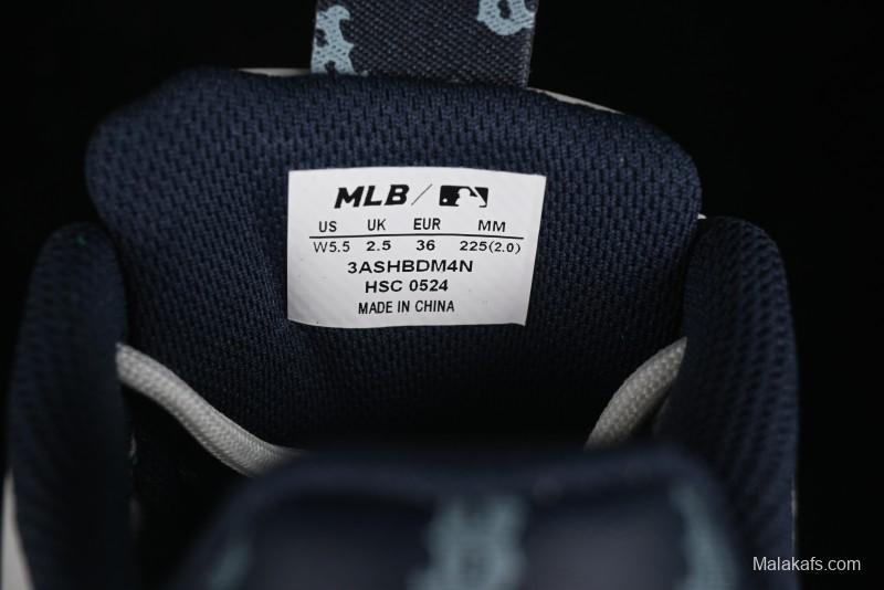 New York Yankees MLB Bigball Chunky Denim Monogram Platform Sneakers - 3ASHBDM4N43NYS