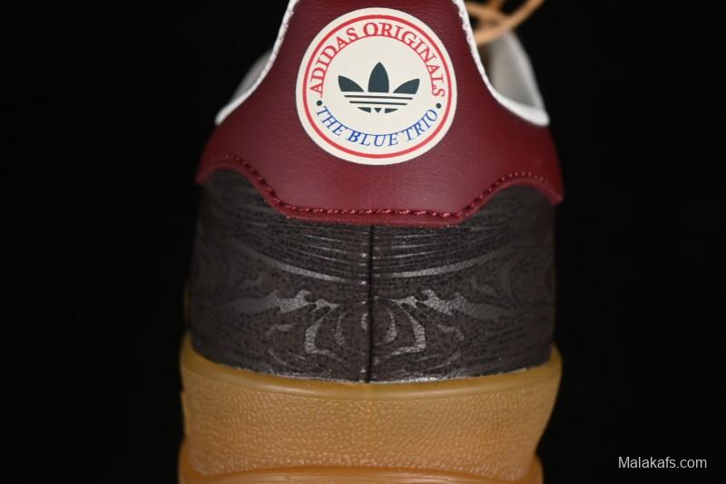 Adidas Originals Gazelle Indoor Retro Casual Slip-Resistant Wear-Resistant Low-Top Sneakers - JP5671