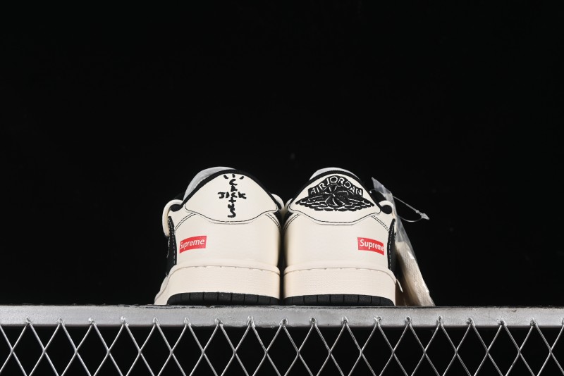 Nike Travis Scott x Fragment Design x Air Jordan 1 Low OG SP AJ1 Supreme Collaboration - SJ0086-134