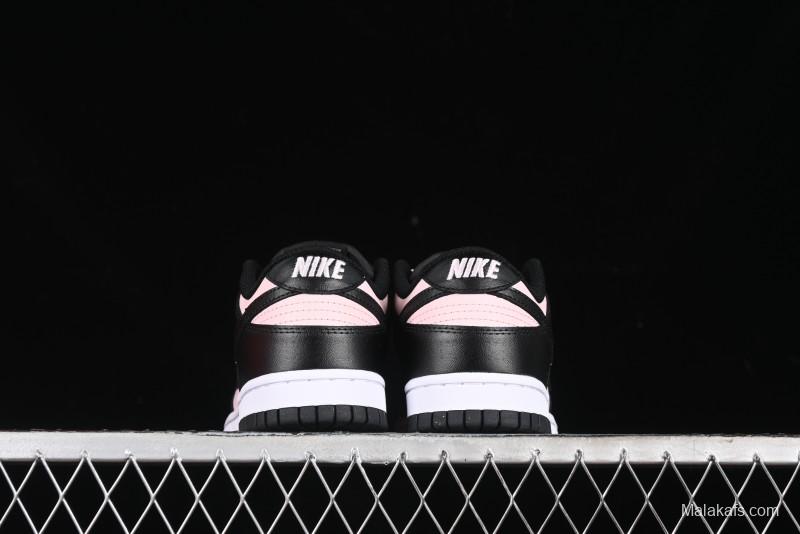 Nike SB Dunk Low Casual Skate Shoes in Black Pink - CW1590-100