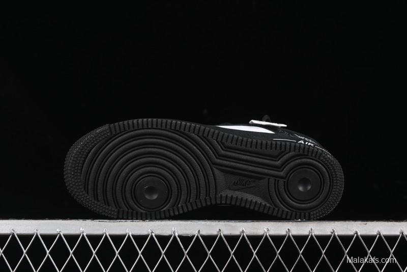 Nike Air Force 1 '07 Low Retro Street Spray White Peach Bubble Casual Sneakers - ZH0316-038