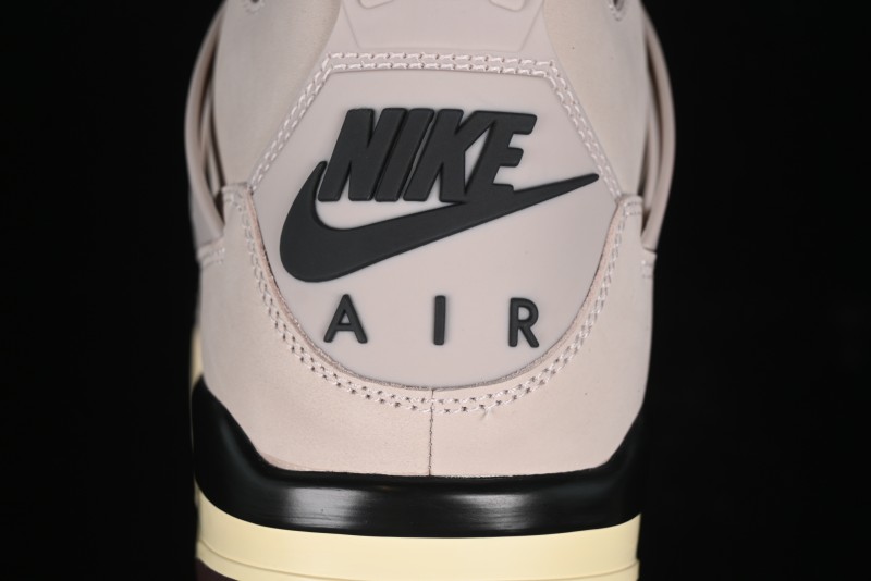 Nike A Ma Maniere x Air Jordan 4 Retro "Fossil Stone" Sneakers - FZ4810-200