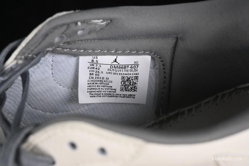 Nike Travis Scott x Fragment Design x Air Jordan 1 Low OG SP AJ1 Low Top Casual Sneakers - DM6688-607