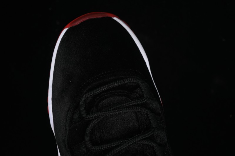 Nike Air Jordan 11 Retro Bred Velvet Basketball Shoes - DB5457-061