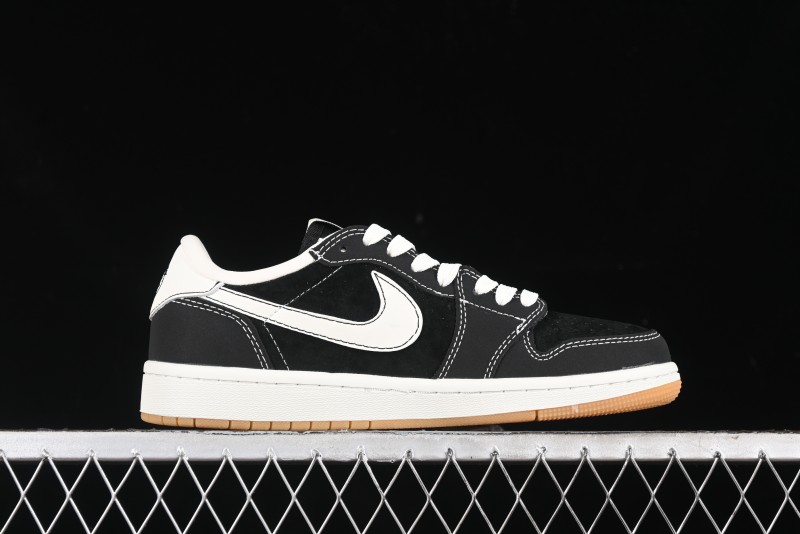 Nike Travis Scott x Fragment Design x Air Jordan 1 Low OG SP AJ1 Retro Sneakers - JH6089-004
