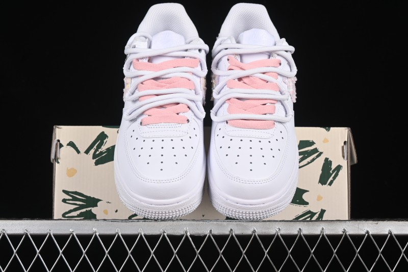 Nike Air Force 1 '07 Low Pink Chanel-Inspired Casual Sneakers - DH9999-334
