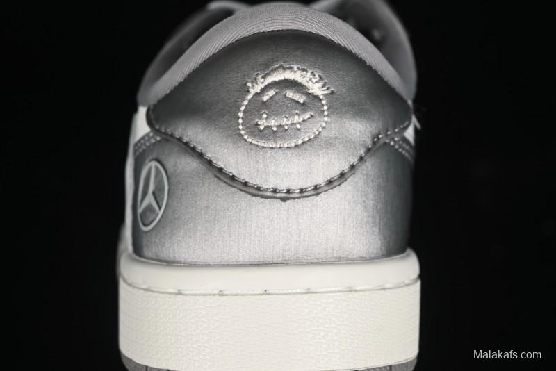 Nike Travis Scott x Fragment Design x Air Jordan 1 Low OG SP AJ1 Culture Casual Sneakers - AG3702-802