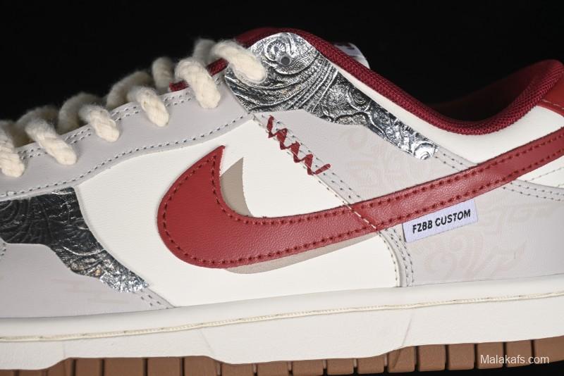 Nike Dunk Low Casual Sneakers with Chinese Style Gradient Design - FB7160-161