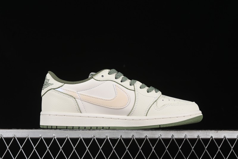Nike Travis Scott x Fragment Design x Air Jordan 1 Low OG SP AJ1 Retro Sneakers - DM7866-017