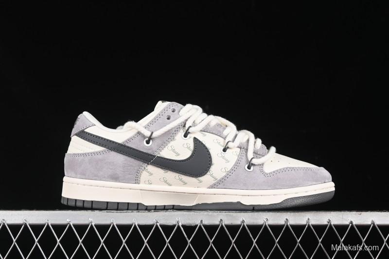 Nike SB Dunk Low Stussy Anniversary Custom Low-Top Casual Skate Shoes - SJ2068-295