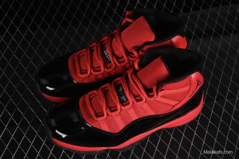 Nike Air Jordan 11 Retro High Top Basketball Shoes in Black/Red - CT8012-600