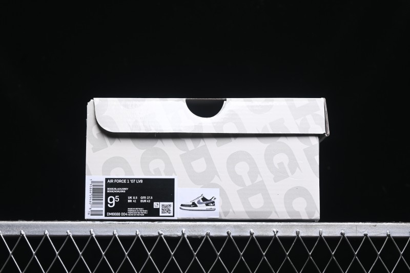 Nike Air Force 1 '07 Low The North Face Collaboration Jacket Black Casual Sneakers - DM6688-004