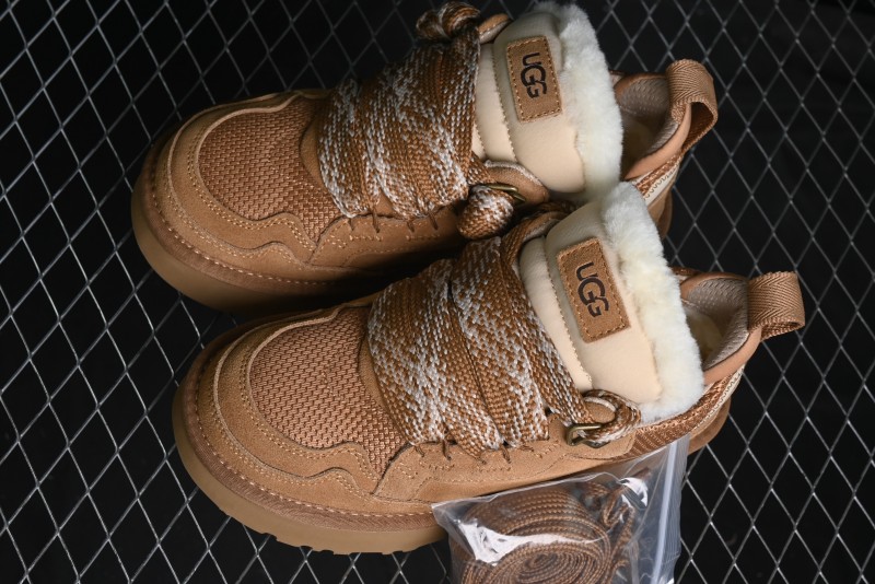 UGG Classic Ultra Mini Mel Dual Color Lace-Up Low-Top Casual Shoes - 1144032
