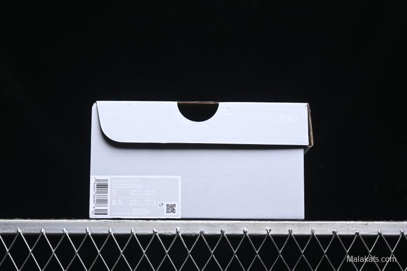 Nike Air Force 1 '07 Low Top-Grain Leather Casual Sneakers with Full-Length Air Cushion - DV0788-101