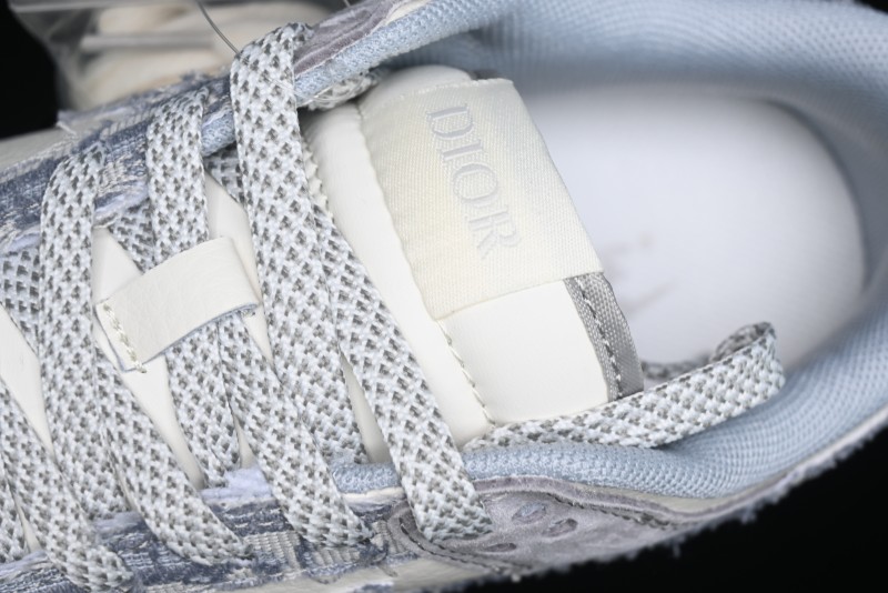 Nike SB Dunk Low Dior Stone Island Triple Collaboration Woven Grey Hook Anniversary High-End Custom Low-Top Casual Sneakers - DM6868-006