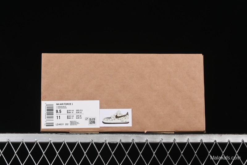 Nike Air Force 1 '07 Low Louis Vuitton Collaboration Casual Sneakers - LD4631-202