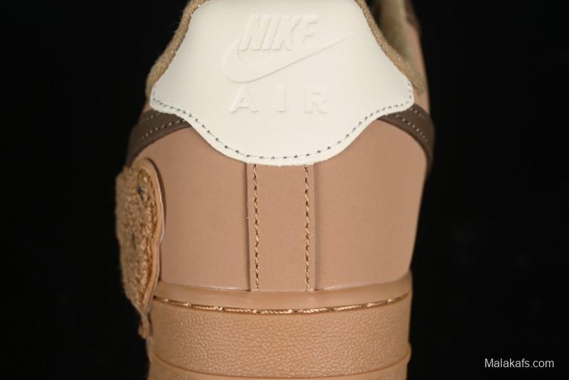 Nike Air Force 1 '07 Low Maillard Bear Casual Sneakers - CJ9297-999